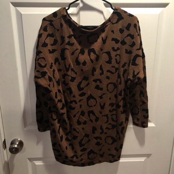 Cheetah Print Sweater Sweater Sweater Sweater Sweater Sweater Sweater Sweater - Picture 2 of 3
